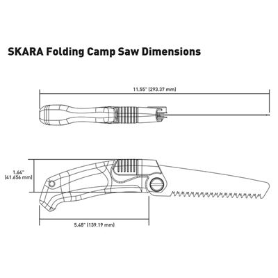 Camp SKARA™ folding saw GEAR AID® 63050 10
