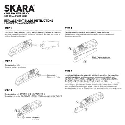 Camp SKARA™ folding saw GEAR AID® 63050 8