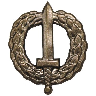 Distinctive ČSLA badge all-army sword with ring