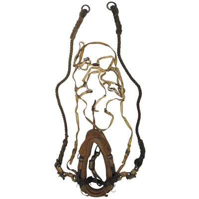 Horse collar with harness used