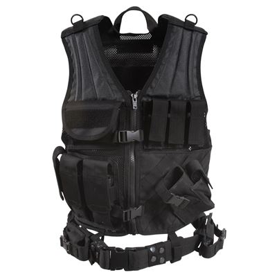 USMC tactical vest CROS DRAW BLACK