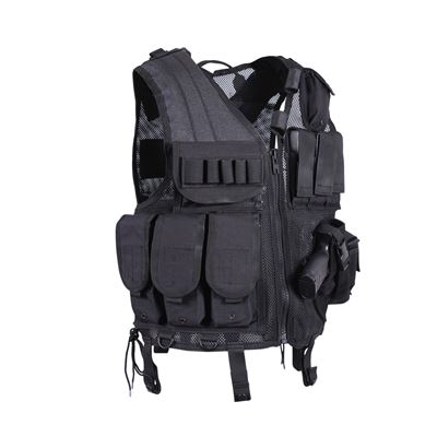 Tactical Vest BLACK QUICK DRAW