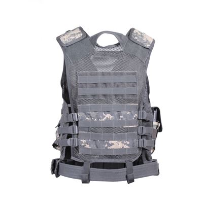 USMC tactical vest ACU DIGITAL CROSS DRAW
