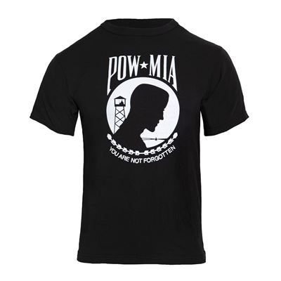 T-Shirt POW / MIA BLACK