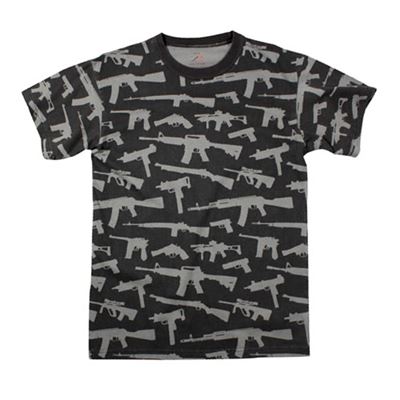GUNS T-shirt BLACK