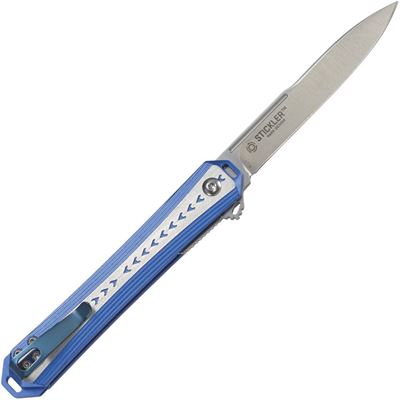 Folding Knife STICKLER Fine Edge BLUE
