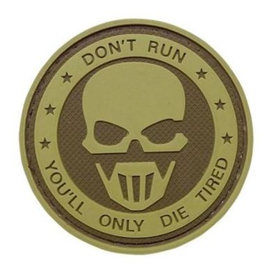 PVVC Morale Patch DON´T RUN - GHOST