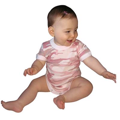 Body baby BABY PINK CAMO