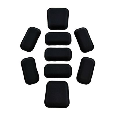 Helmet pads 9 pieces BLACK