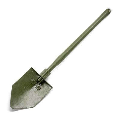 Used DANNISH Folding Shovel GREEN