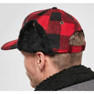 Lumberjack winter hat RED/BLACK