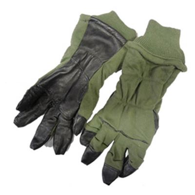 U.S. PILOT insulated gloves OLIVE used
