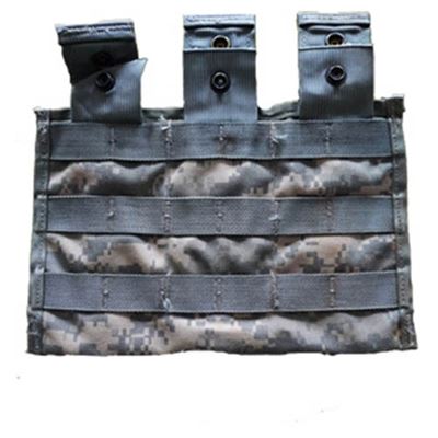 Pouch MOLLE II for storage 3x M4 ACU used