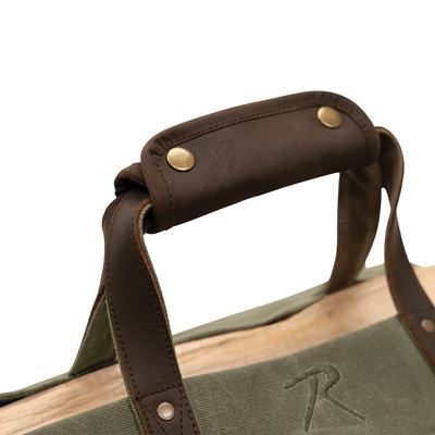 Backwoods Waxed Canvas Log Carrier OLIVE DRAB