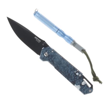 Folding knife with multifunctional tool BLUE