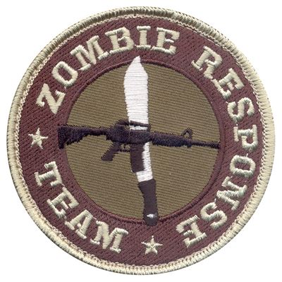 Velcro patch ZOMBIE RESPONSE TEAM