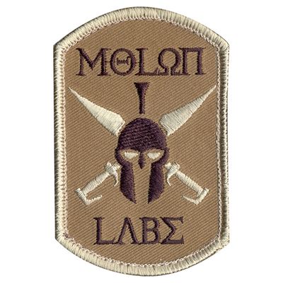 Velcro patch MOLON LABE DESERT