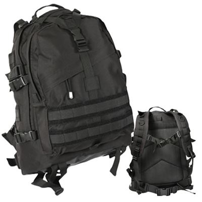 TRANSPORT big black backpack