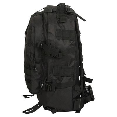 TRANSPORT big black backpack