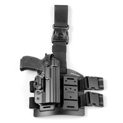 Drop Leg DASTA-LOCK Plastic Duty Holster for CZ 75D Compact RIGHT