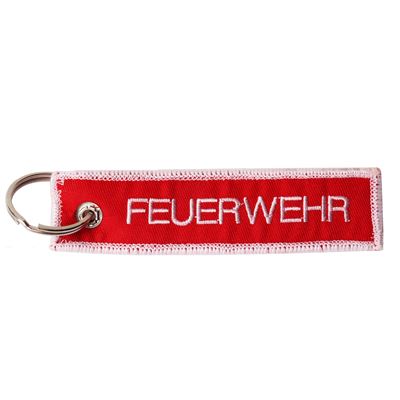 Keychain "FEUERWEHR" RED/WHITE