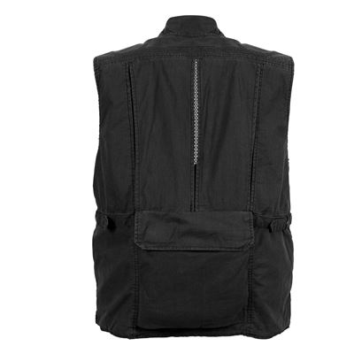 vest fishing DELUXE SAFARI BLACK