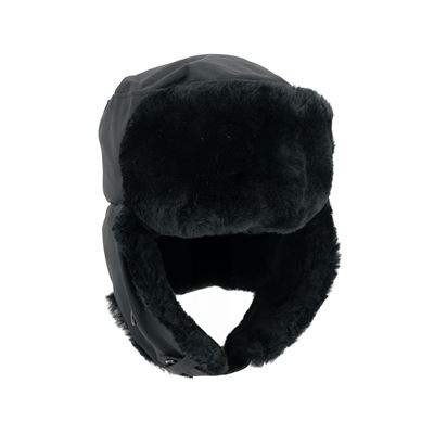 Romanian earflap hat with BLACK used
