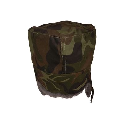 Romanian camouflage M90 MOZAIC LEAF earflap hat