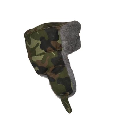 Romanian camouflage M90 MOZAIC LEAF earflap hat