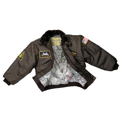Baby jacket WWII AVIATOR FLIGHT BLACK