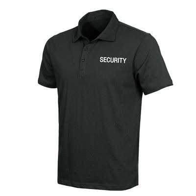 Polo shirt SECURITY GOLF BLACK