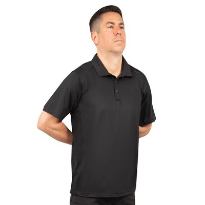 Polo Shirt TACTICAL PERFORMANCE Short-Sleeve BLACK ROTHCO 77310 4