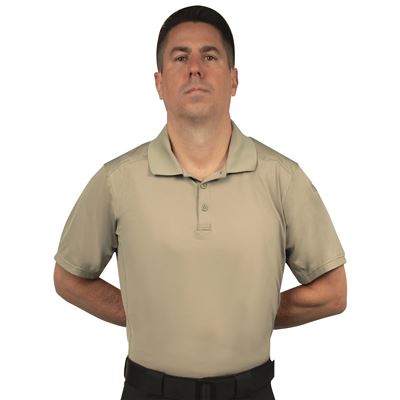 Polo Shirt TACTICAL PERFORMANCE Short-Sleeve SILVER TAN