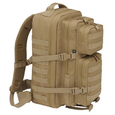 Brandit US Cooper Medium Military Rucksack Hunting MOLLE Backpack Woodland Camo 