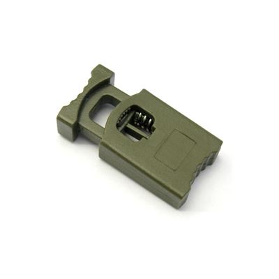 Plastic SQUARED buckle GREEN