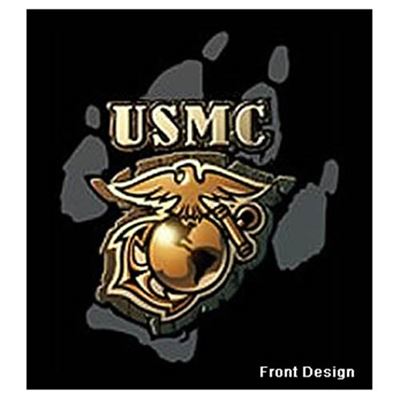 Shirt USMC BULLDOG BLACK