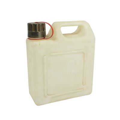 Jerry can white plastic 5 liters new