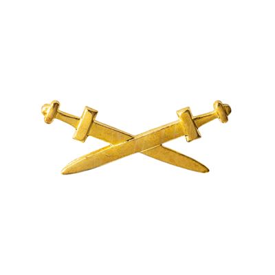 Badge crossed swords of the ČSLA gold original