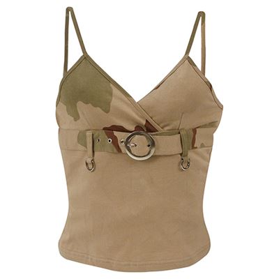 Top womens buckle with 3-COL DESERT