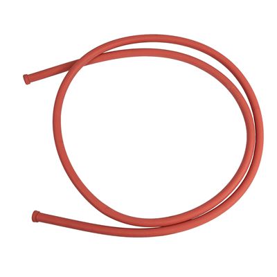 Rubber hose red for irrigation set enema length 1.5 m
