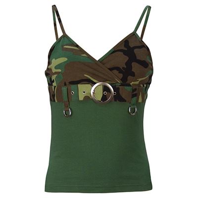 Ladies Tank Top with Buckle WOODLAND