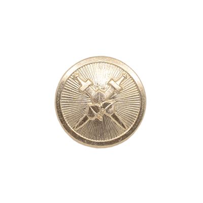 Button with SK emblem (swords and leaves) 25mm GOLD