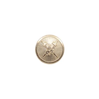 Button with SK emblem (swords and leaves) 20mm GOLD