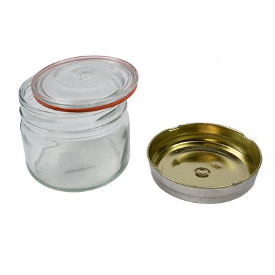 Jar with Metal Lid