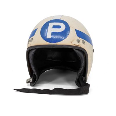 Helmet/headgear ČSLA traffic warden MP white used II quality