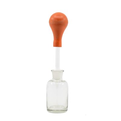 Glass with dropper and balloon