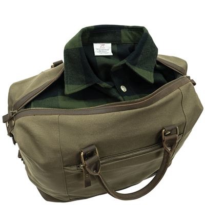 CARRY-ON Canvas Travel Bag OLIVE DRAB