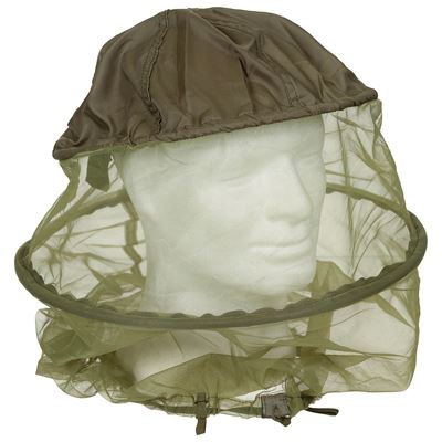 Hat with mosquito net and end cap original CZECH ARMY OLIV