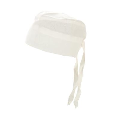 Surgical white surgical cap