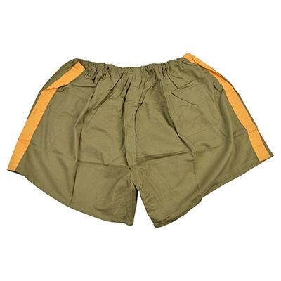 Army Shorts OLIVE yellow lampas
